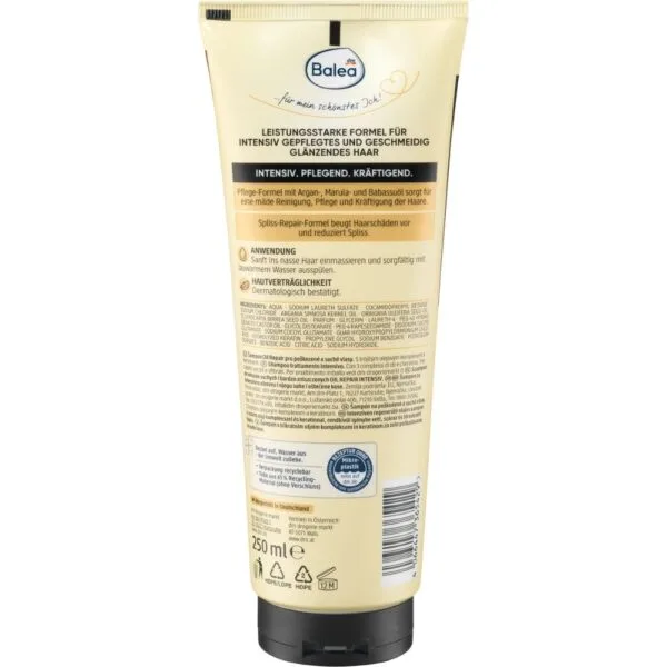 Shampoing réparateur d'huile intensif, 250 ml – Image 3