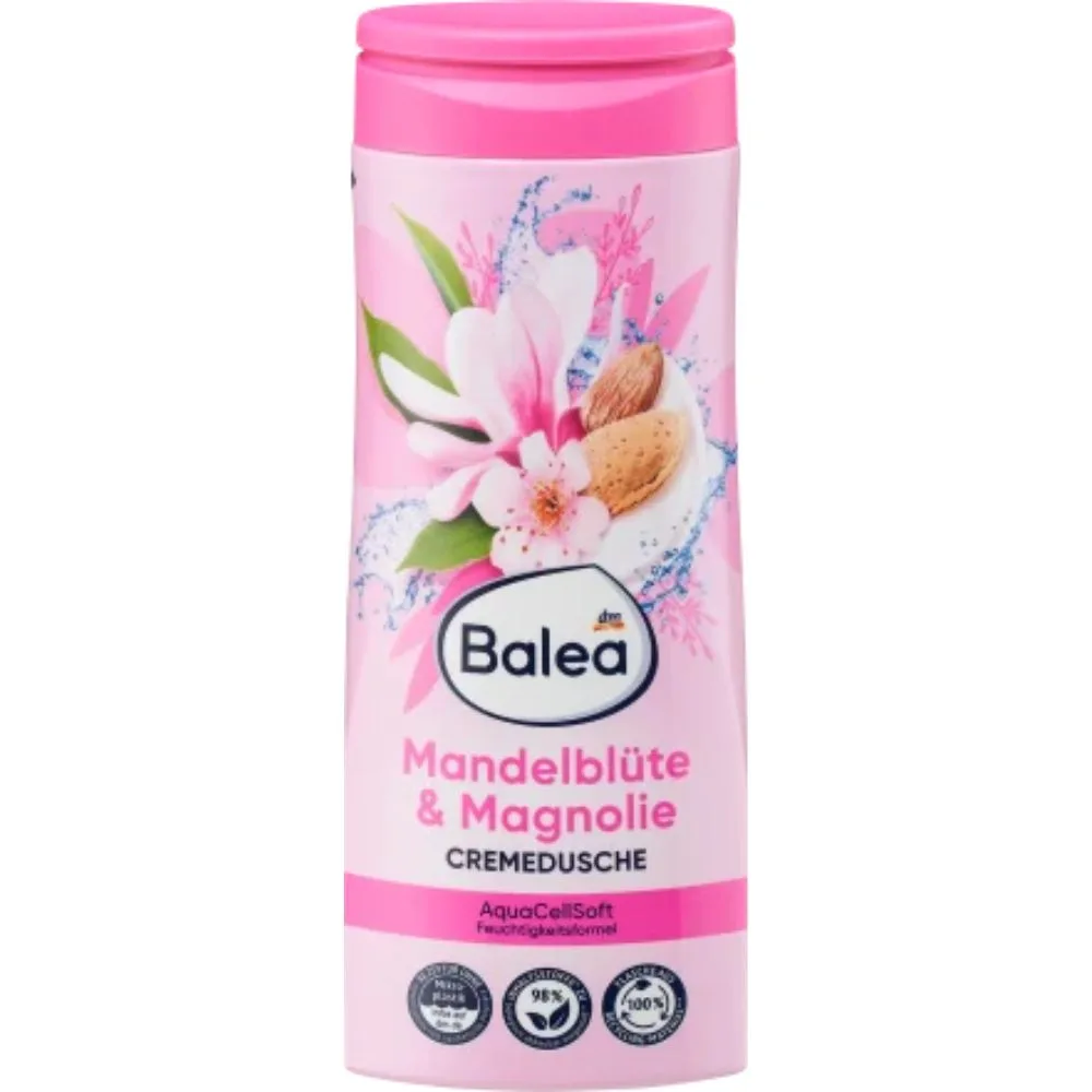 Crème de douche fleur d'amandier et magnolia, 300 ml
