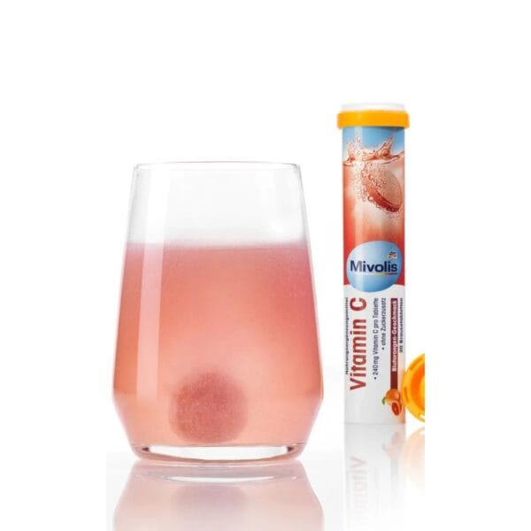 Comprimés effervescents de vitamine C, 20 pièces, 82 g – Image 3