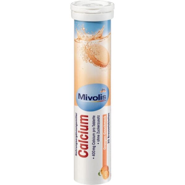 Comprimés effervescents de calcium 20 pièces, 82 g