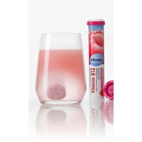 Comprimés effervescents de vitamine B12, 20 pièces, 82 g – Image 3