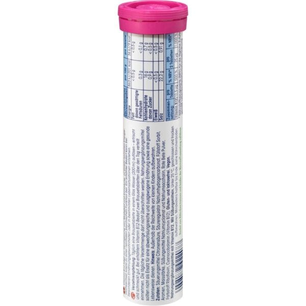 Comprimés effervescents de vitamine B12, 20 pièces, 82 g – Image 4