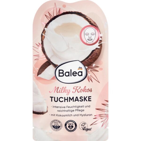Masque en feuille de noix de coco laiteuse, 1 pc