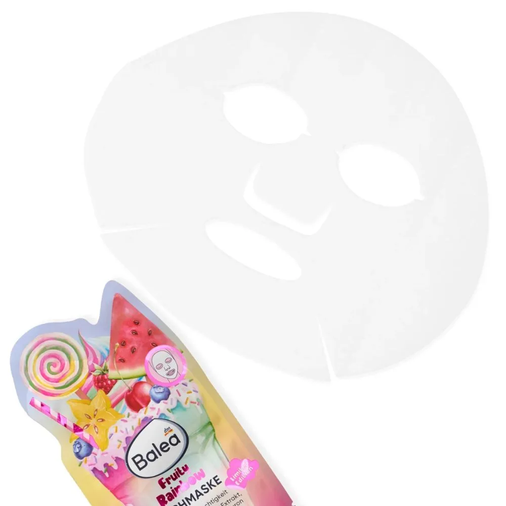 Masque en feuille Fruity Rainbow, 1 pc – Image 3