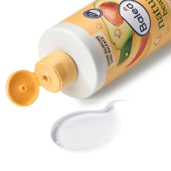 Shampoing Beauté Naturelle à l'huile d'avocat bio et au beurre de mangue, 400 ml – Image 2