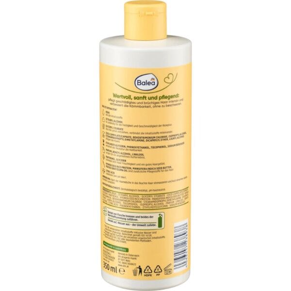 Après-shampooing Natural Beauty, huile d'avocat biologique et beurre de mangue, 350 ml – Image 3