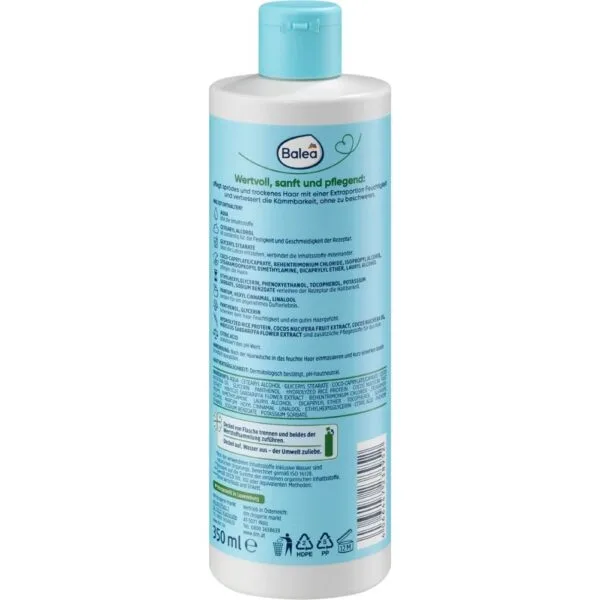 Après-shampooing Natural Beauty, extrait d'hibiscus biologique et lait de coco, 350 ml – Image 3