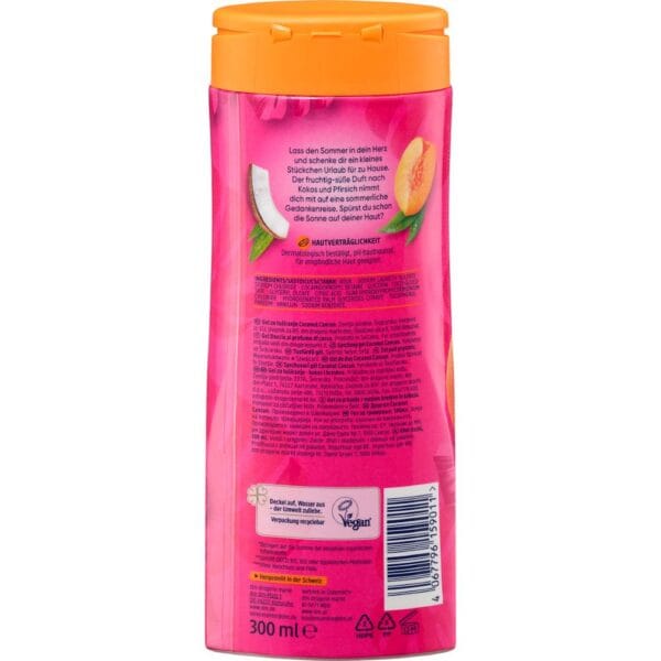 Gel douche Balea Coconut Cancun – Coco & pêche tropicale. – Image 3