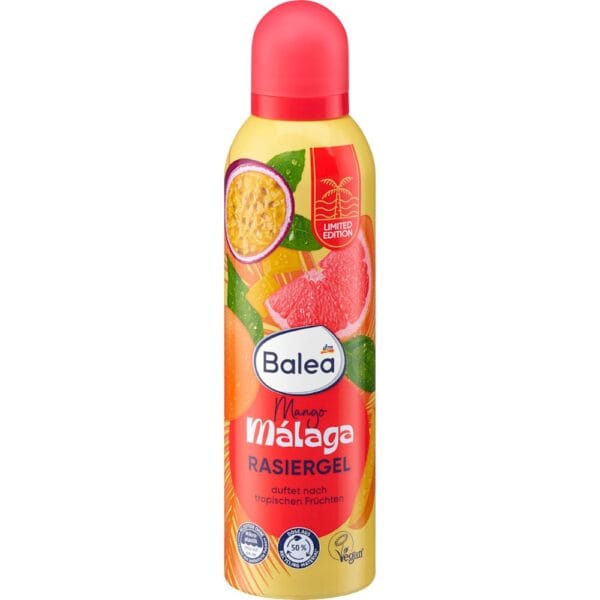 Gel à raser Balea Mango Malaga – Parfum mangue