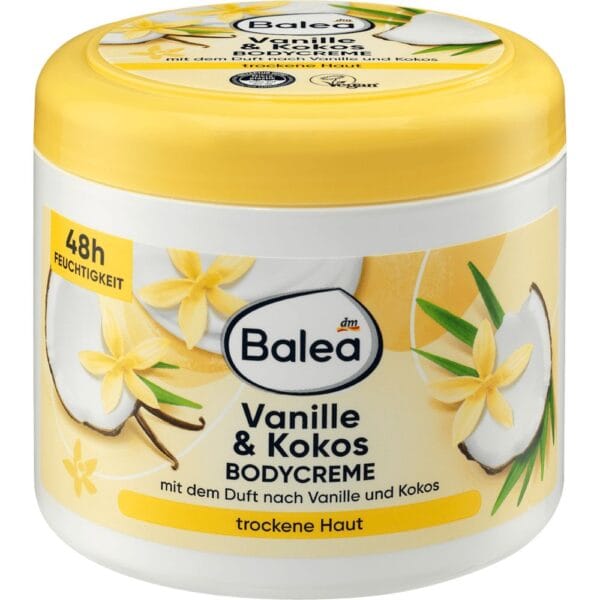 Crème pour le corps Balea Vanille & Coco