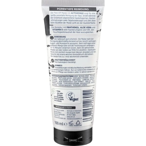 Masque peel-off au charbon actif Balea – Image 3